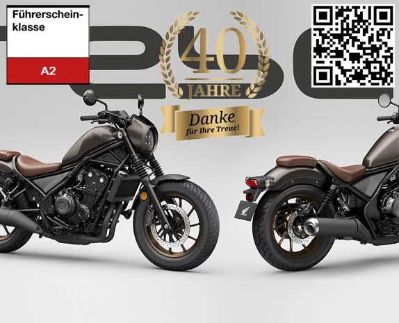 Verleihmotorrad Honda CMX500 Rebel S vom Händler Tempo-Zweirad-Treff GmbH Bild 1: Verleihmotorrad Honda CMX500 Rebel S vom Händler Tempo-Zweirad-Treff GmbH