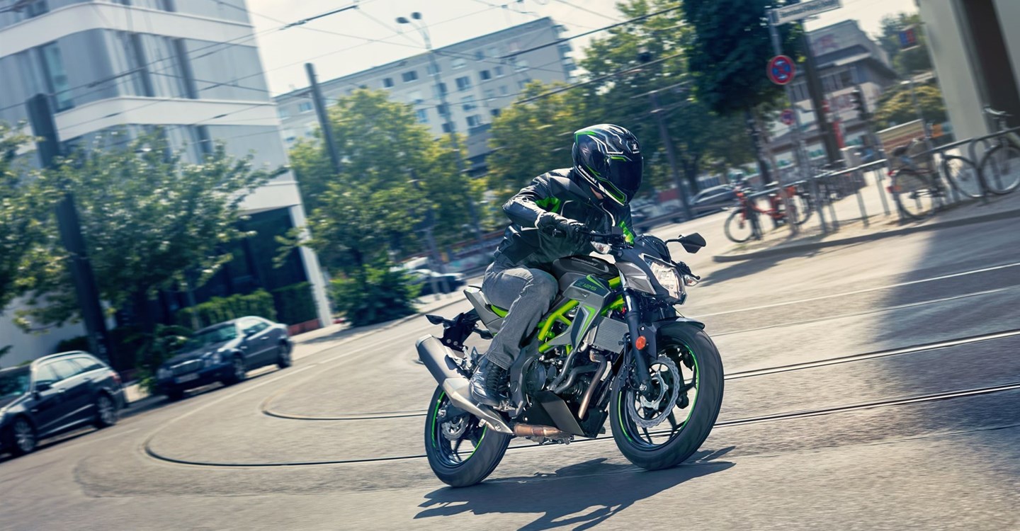 Verleihmotorrad Kawasaki Z125 vom Händler BKM Bikes Handels GmbH