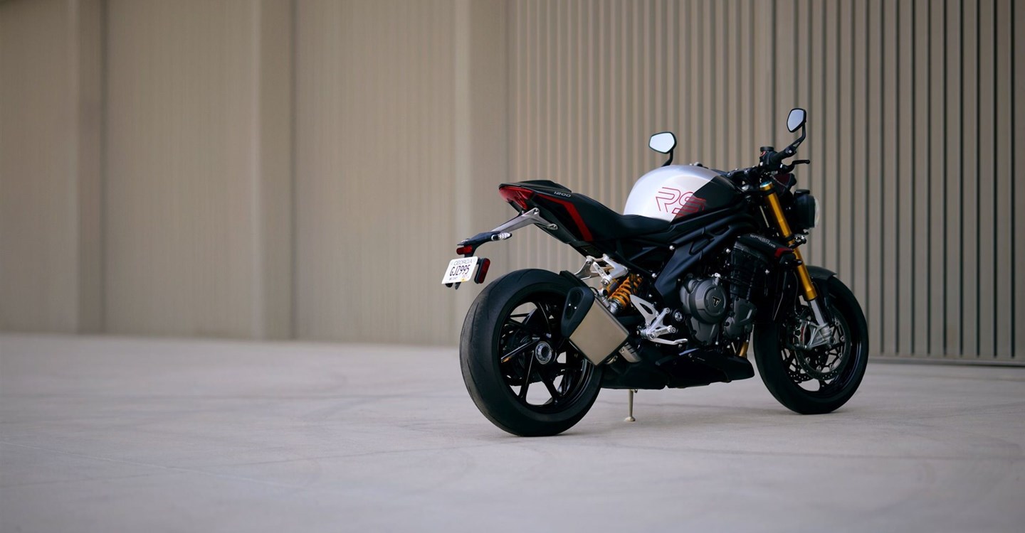 Verleihmotorrad Triumph Speed Triple 1200 RS vom Händler Motorrad Reinhardt GmbH