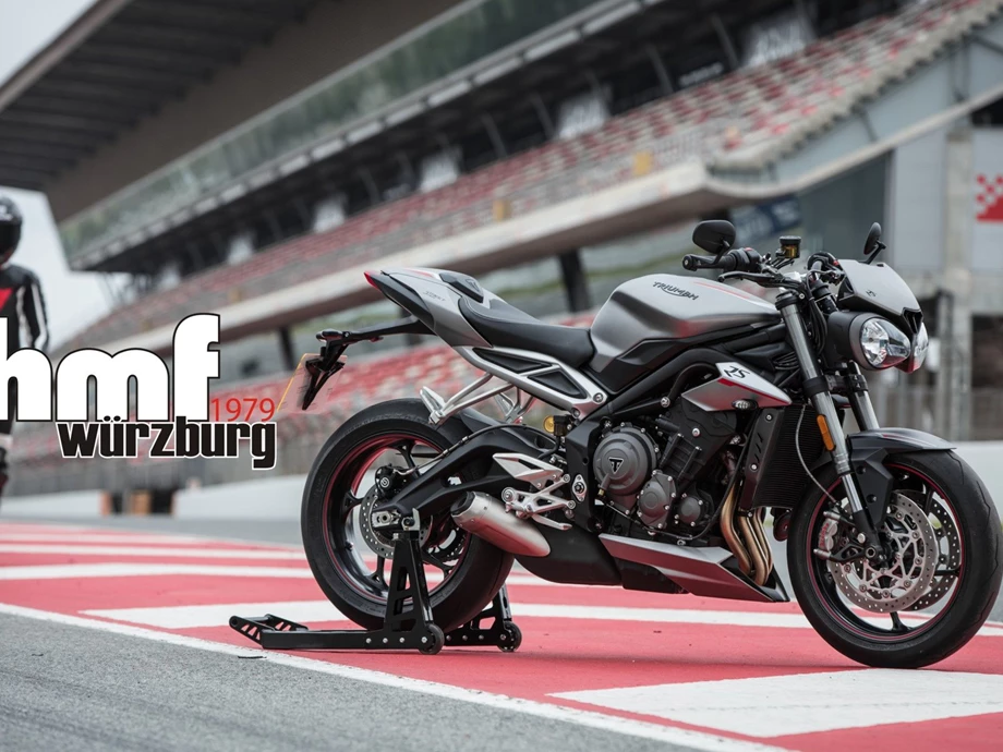 Verleihmotorrad Triumph Street Triple 765 RS vom Händler hmf Motorräder GmbH Bild 1: Verleihmotorrad Triumph Street Triple 765 RS vom Händler hmf Motorräder GmbH