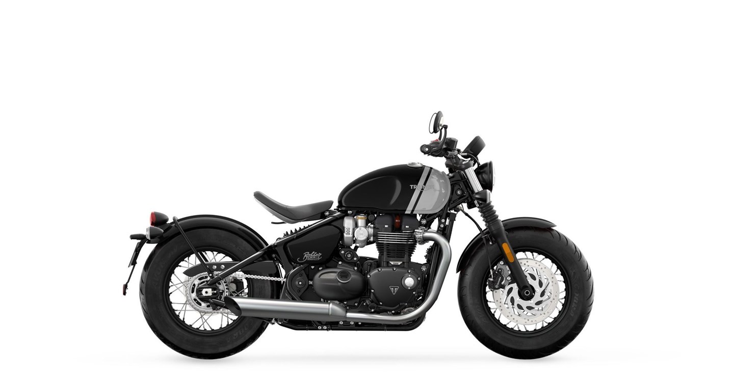 Verleihmotorrad Triumph Bonneville Bobber vom Händler Motorrad Dirnberger GmbH & Co. KG