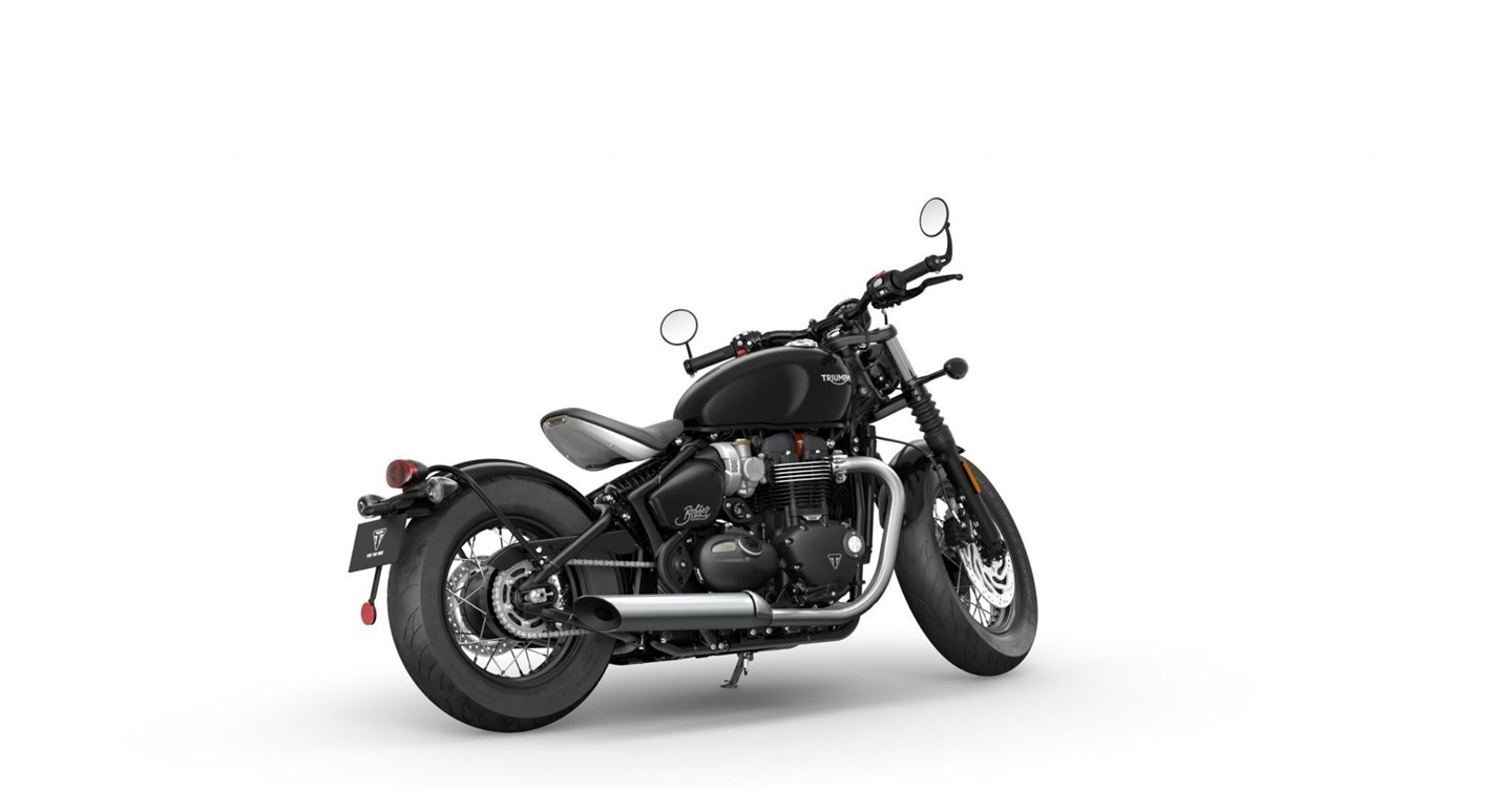 Verleihmotorrad Triumph Bonneville Bobber vom Händler Motorrad Dirnberger GmbH & Co. KG
