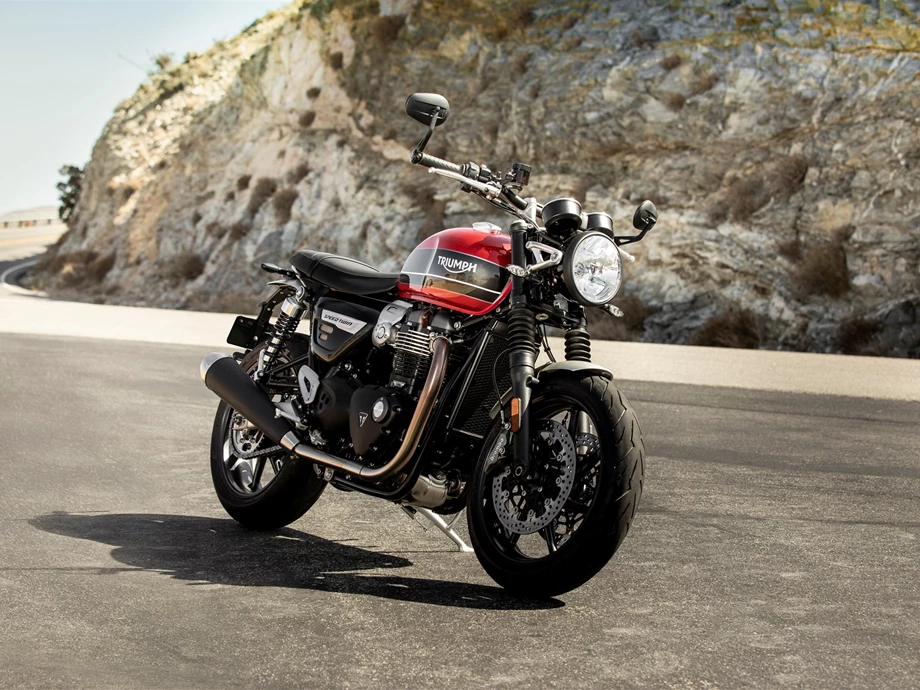 Verleihmotorrad Triumph Speed Twin 1200 vom Händler SBF TRIUMPH Bikes & Parts GmbH & Co.KG Bild 1: Verleihmotorrad Triumph Speed Twin 1200 vom Händler SBF TRIUMPH Bikes & Parts GmbH & Co.KG