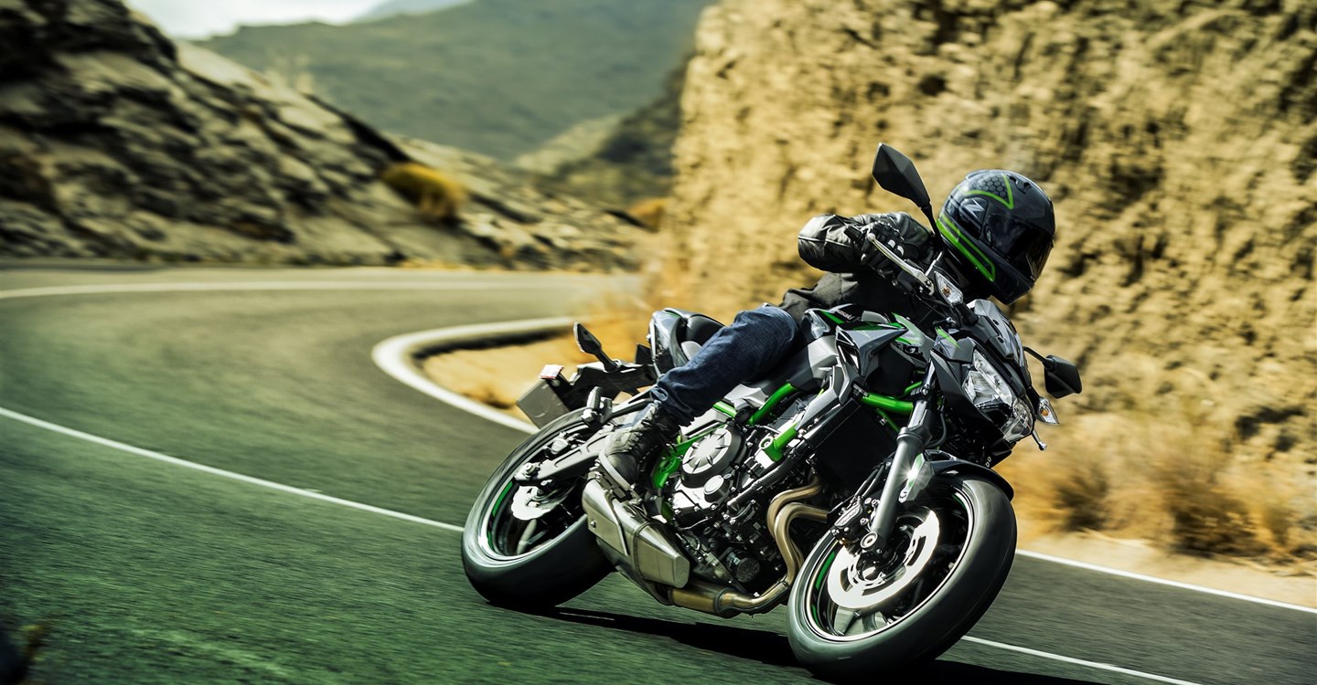 Verleihmotorrad Kawasaki Z650 vom Händler Motorrad Center Nord