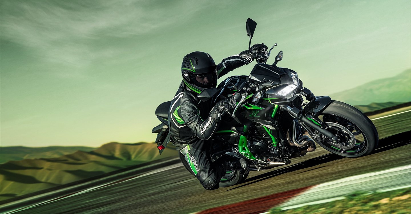 Verleihmotorrad Kawasaki Z650 vom Händler Motorrad Center Nord