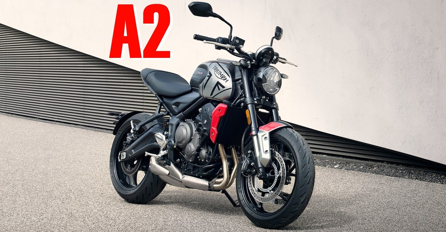 Verleihmotorrad Triumph Trident 660 vom Händler hmf Motorräder GmbH