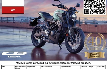 Leihmotorrad Honda CB 125