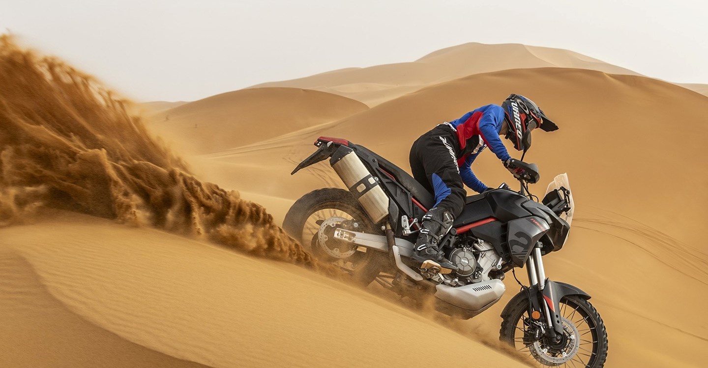 Verleihmotorrad Aprilia Tuareg 660 vom Händler Motorrad Hofmann Monsheim