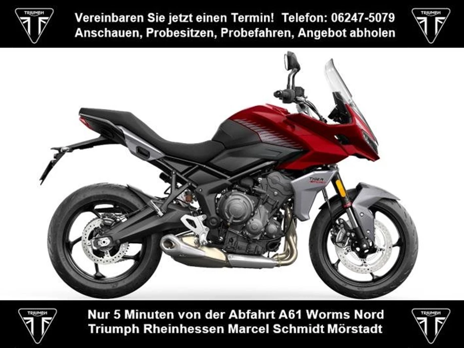 Verleihmotorrad Triumph Tiger Sport 660 vom Händler Kfz- und Zweirad-Technik Marcel Schmidt Bild 1: Verleihmotorrad Triumph Tiger Sport 660 vom Händler Kfz- und Zweirad-Technik Marcel Schmidt