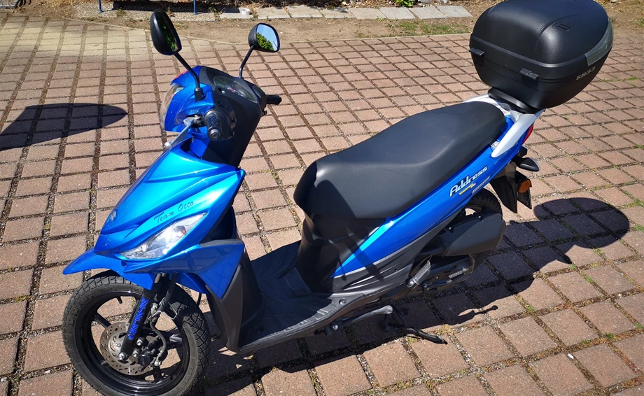 Verleihmotorrad Suzuki Address 110 vom Händler Motorrad Otto Bild 1: Verleihmotorrad Suzuki Address 110 vom Händler Motorrad Otto