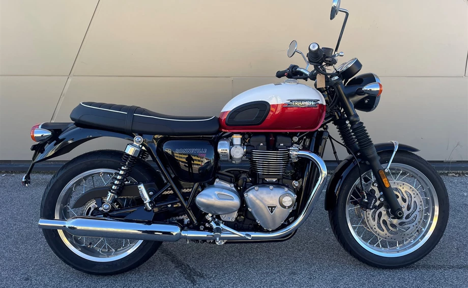 Verleihmotorrad Triumph Bonneville T120 vom Händler IL MOTO  Motorradhandel und Reparaturwerkstätte GesmbH Bild 1: Verleihmotorrad Triumph Bonneville T120 vom Händler IL MOTO  Motorradhandel und Reparaturwerkstätte GesmbH