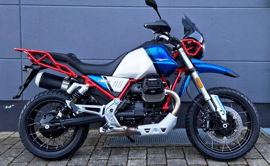 Verleihmotorrad Moto Guzzi V85 TT Evoactive Graphics vom Händler MK Cycle Shop GmbH & Co. KG Bild 1: Verleihmotorrad Moto Guzzi V85 TT Evoactive Graphics vom Händler MK Cycle Shop GmbH & Co. KG