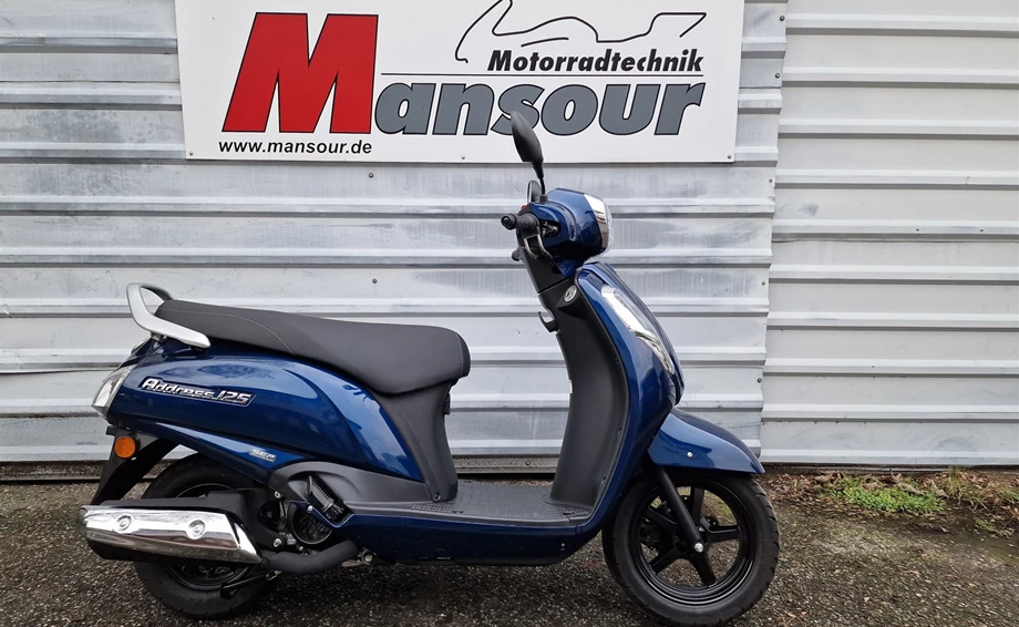 Verleihmotorrad Suzuki Address 125 vom Händler Mansour Motorradtechnik Bild 1: Verleihmotorrad Suzuki Address 125 vom Händler Mansour Motorradtechnik