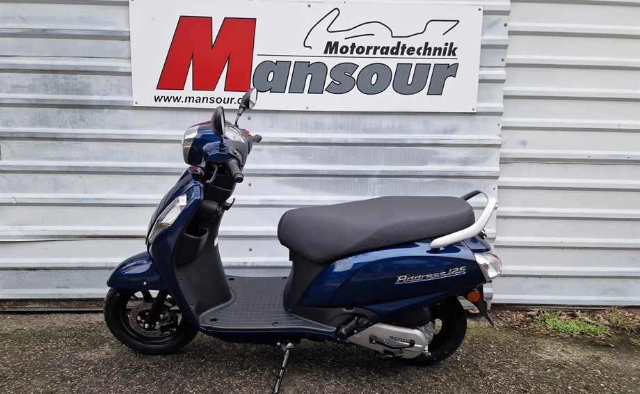 Verleihmotorrad Suzuki Address 125 vom Händler Mansour Motorradtechnik Bild 4: Verleihmotorrad Suzuki Address 125 vom Händler Mansour Motorradtechnik