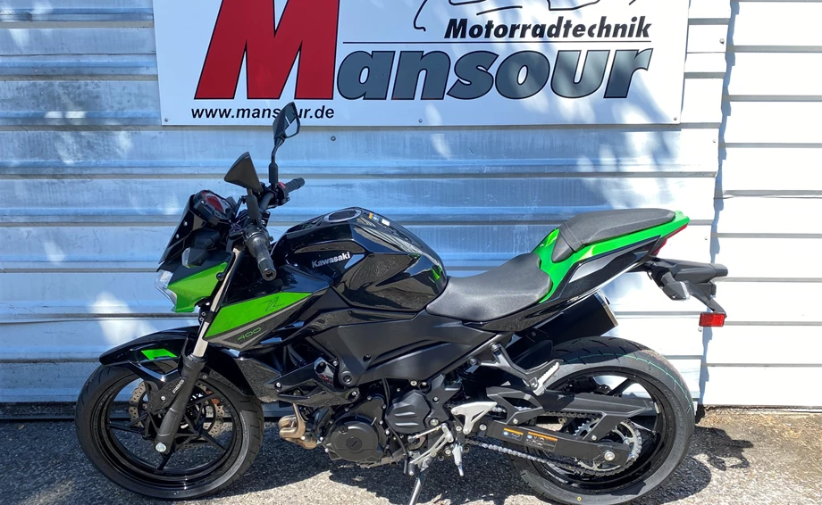 Verleihmotorrad Kawasaki Z 400 vom Händler Mansour Motorradtechnik Bild 3: Verleihmotorrad Kawasaki Z 400 vom Händler Mansour Motorradtechnik