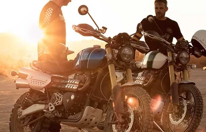 Leihmotorrad Triumph Scrambler 1200 XE Leihmotorrad Triumph Scrambler 1200 XE