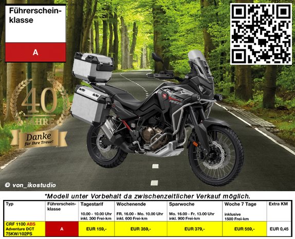 Motorradverleih