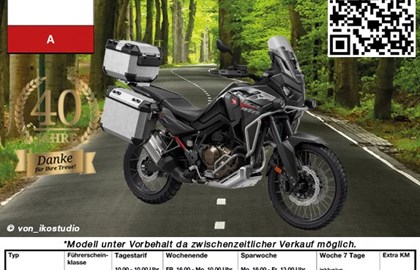 Leihmotorrad Honda CRF1100L Africa Twin ES