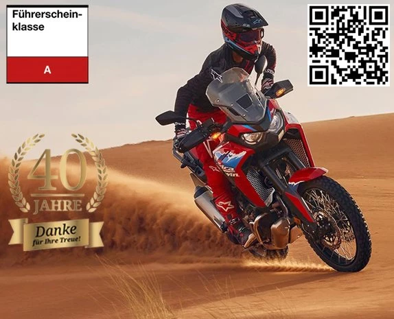 Verleihmotorrad Honda CRF1100L Africa Twin DCT vom Händler Tempo-Zweirad-Treff GmbH Bild 1: Verleihmotorrad Honda CRF1100L Africa Twin DCT vom Händler Tempo-Zweirad-Treff GmbH