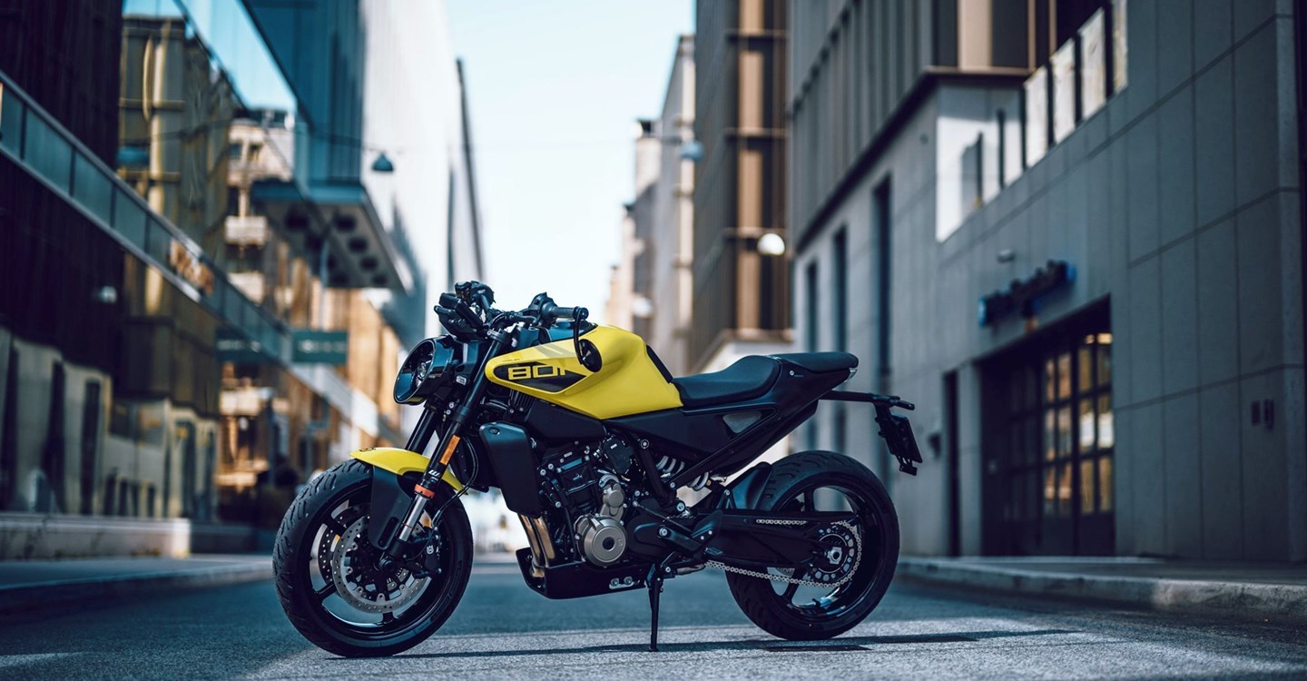 Verleihmotorrad Husqvarna Vitpilen 801 vom Händler BKM Bikes Handels GmbH