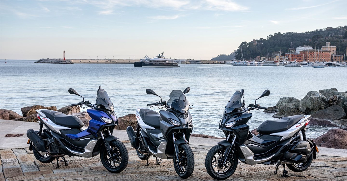 Verleihmotorrad Aprilia SR GT 200 vom Händler Motorrad Hofmann Monsheim