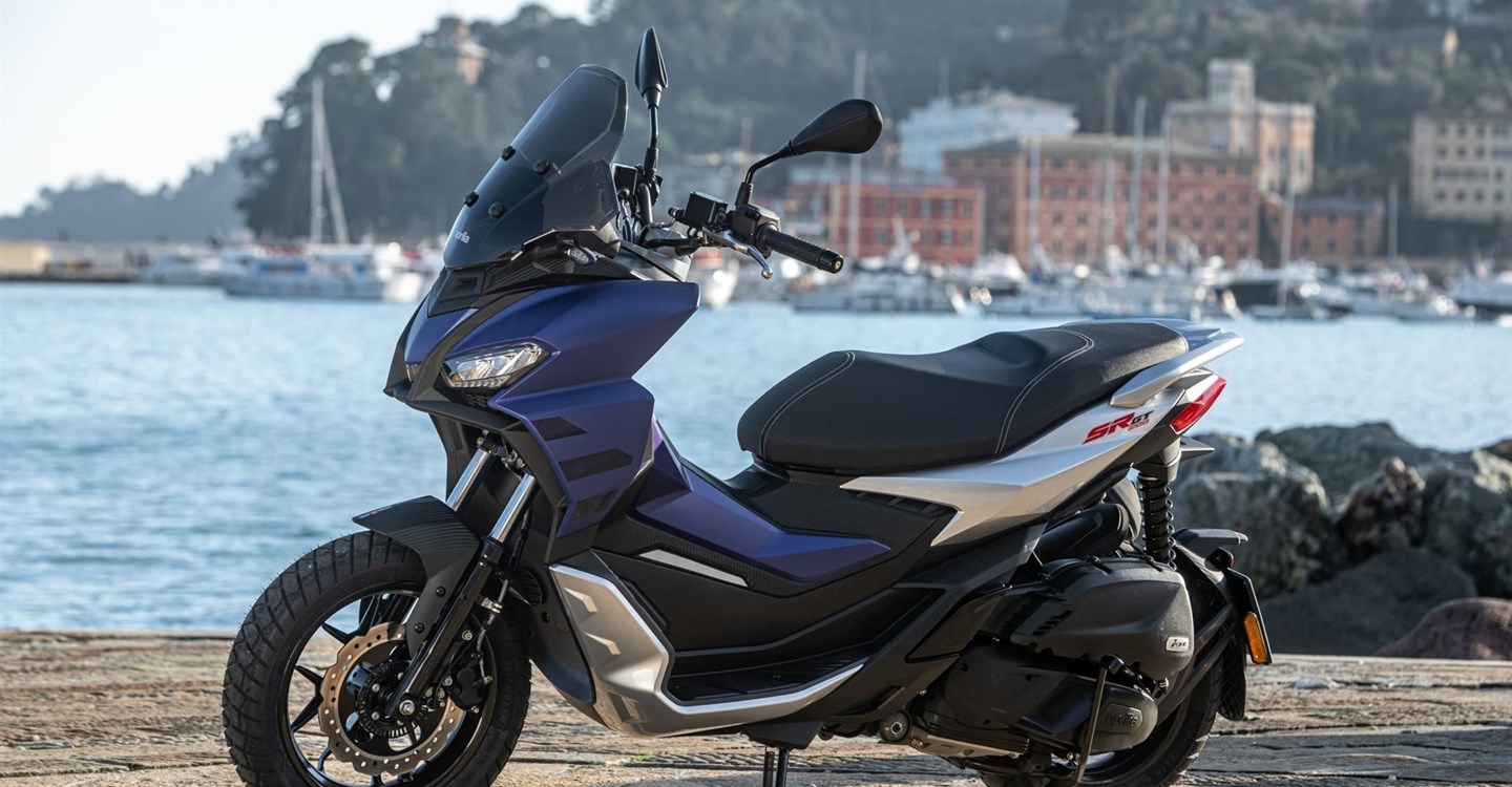Verleihmotorrad Aprilia SR GT 200 vom Händler Motorrad Hofmann Monsheim