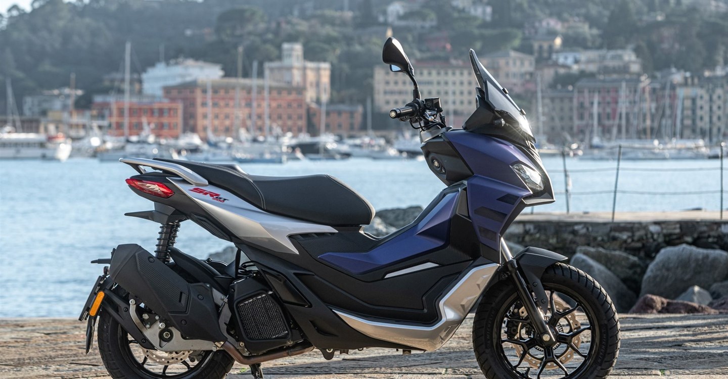 Verleihmotorrad Aprilia SR GT 200 vom Händler Motorrad Hofmann Monsheim