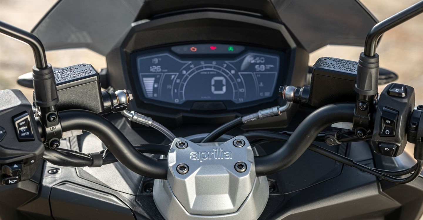 Verleihmotorrad Aprilia SR GT 200 vom Händler Motorrad Hofmann Monsheim