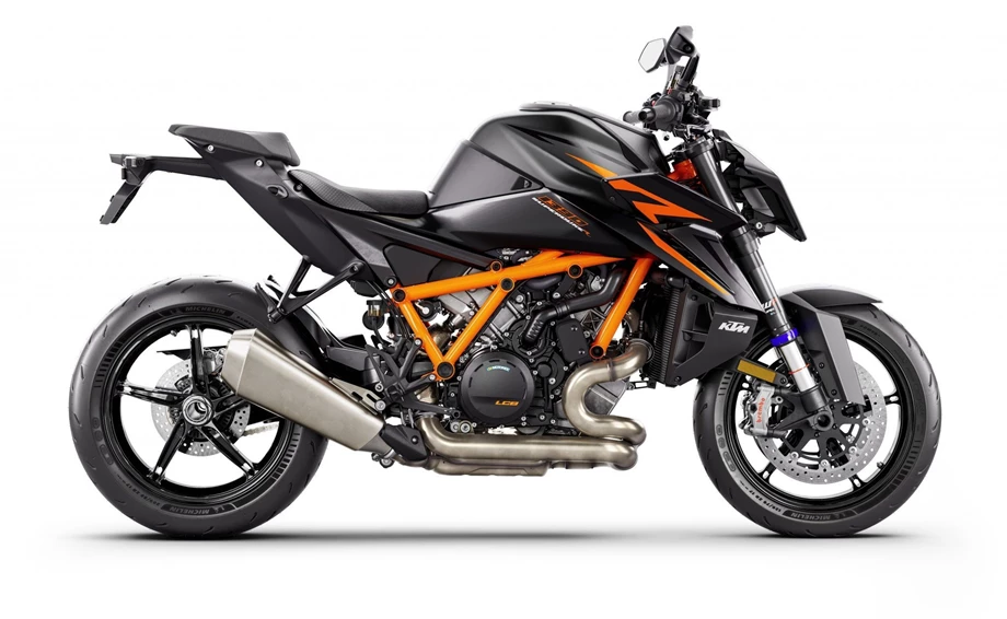 Verleihmotorrad KTM 1390 Super Duke R EVO vom Händler Zweirad Waibel GmbH & Co. KG Bild 1: Verleihmotorrad KTM 1390 Super Duke R EVO vom Händler Zweirad Waibel GmbH & Co. KG
