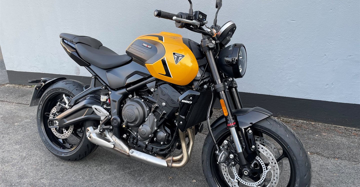 Verleihmotorrad Triumph Trident 660 vom Händler Motorrad Reinhardt GmbH