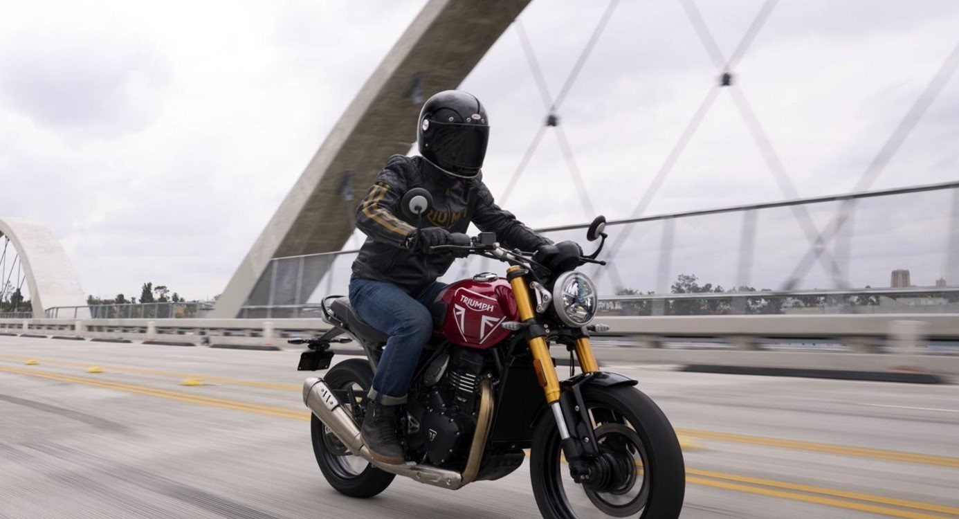 Verleihmotorrad Triumph Speed 400 vom Händler hmf Motorräder GmbH