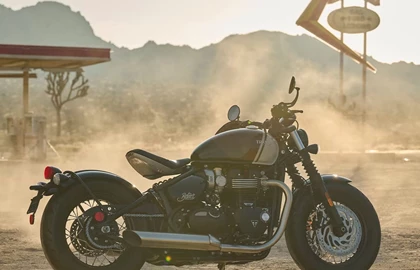 Leihmotorrad Triumph Bonneville Bobber Leihmotorrad Triumph Bonneville Bobber