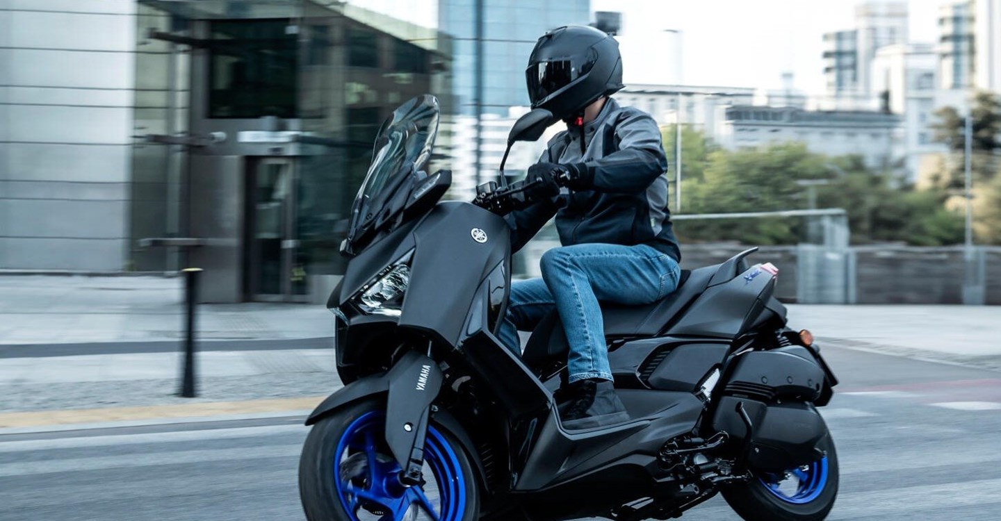 Verleihmotorrad Yamaha XMAX 300 vom Händler hmf Motorräder GmbH