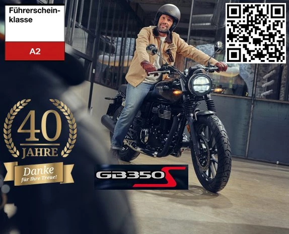 Verleihmotorrad Honda GB350S vom Händler Tempo-Zweirad-Treff GmbH Bild 1: Verleihmotorrad Honda GB350S vom Händler Tempo-Zweirad-Treff GmbH