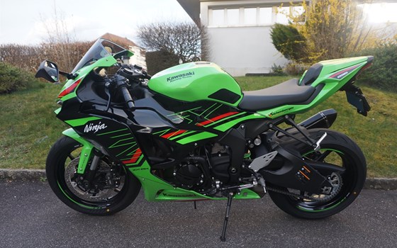 Verleihmotorrad Kawasaki Ninja ZX-6R vom Händler Eichenberger Zweirad-Sport - Bild 1 Verleihmotorrad Kawasaki Ninja ZX-6R vom Händler Eichenberger Zweirad-Sport - Bild 1
