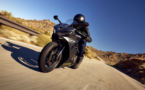 Verleihmotorrad Triumph Daytona 660 vom Händler BAHROS BIKE BUDE GmbH, TRIUMPH Berlin Süd, Can-Am Berlin - Bild 13 Verleihmotorrad Triumph Daytona 660 vom Händler BAHROS BIKE BUDE GmbH, TRIUMPH Berlin Süd, Can-Am Berlin - Bild 13