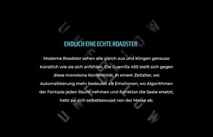 Leihmotorrad Royal Enfield Guerrilla 450 Leihmotorrad Royal Enfield Guerrilla 450