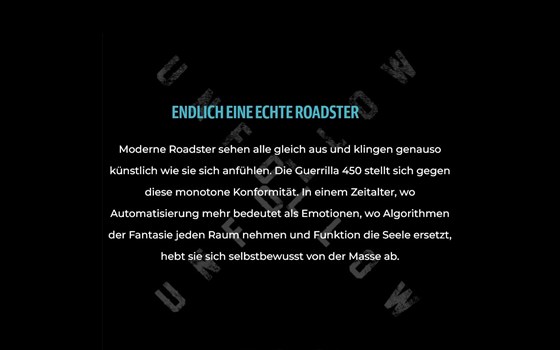 Verleihmotorrad Royal Enfield Guerrilla 450 vom Händler Lübkemann + Sievers GmbH - Bild 1 Verleihmotorrad Royal Enfield Guerrilla 450 vom Händler Lübkemann + Sievers GmbH - Bild 1