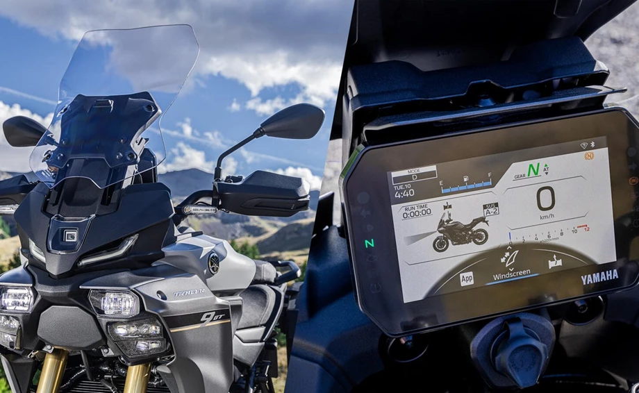 Verleihmotorrad Yamaha Tracer 9 GT vom Händler Motorrad Witzel GmbH Bild 19: Verleihmotorrad Yamaha Tracer 9 GT vom Händler Motorrad Witzel GmbH