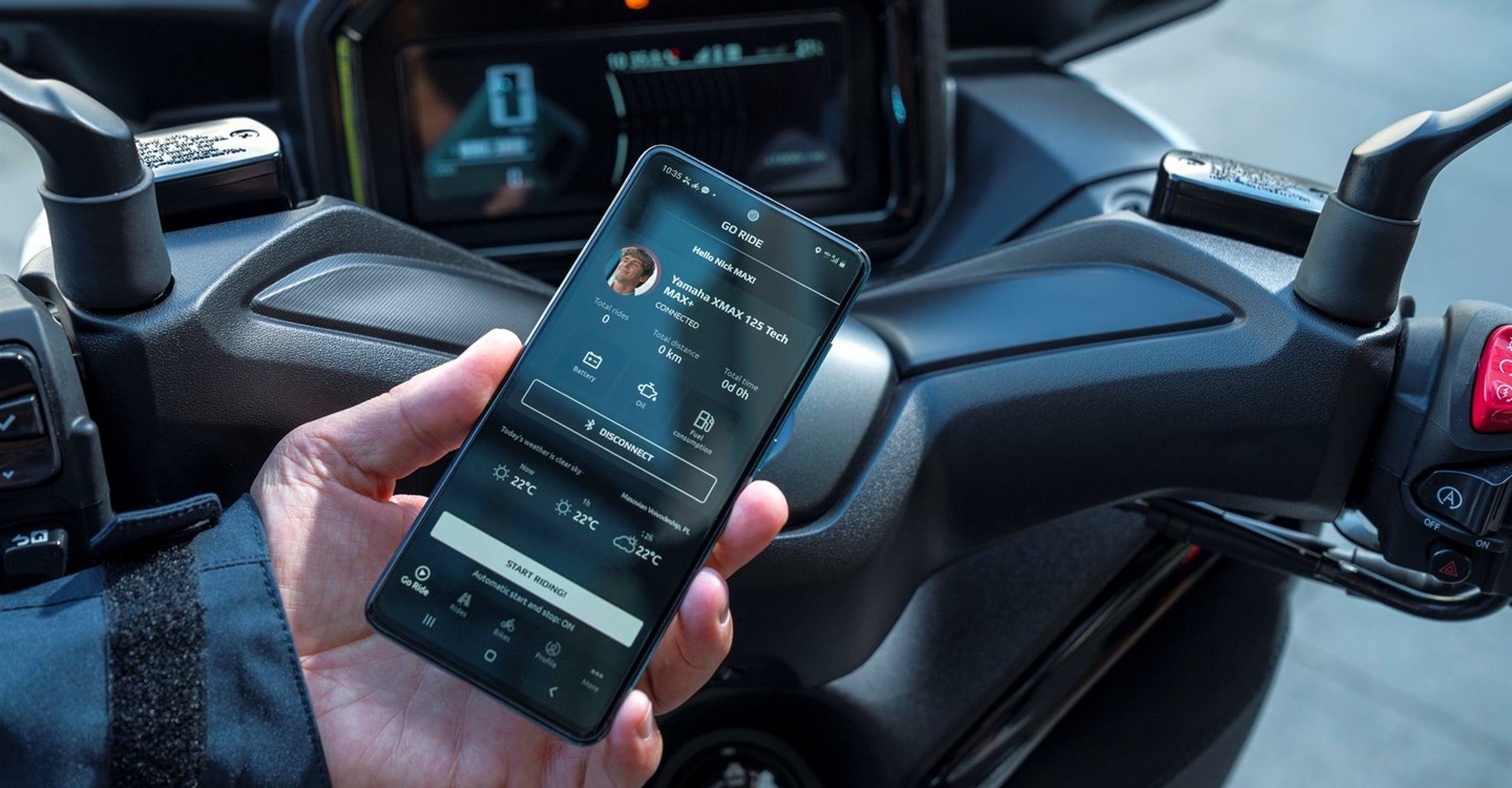 Verleihmotorrad Yamaha XMAX 125 Tech MAX+ vom Händler Zweirad Center Gawelleck