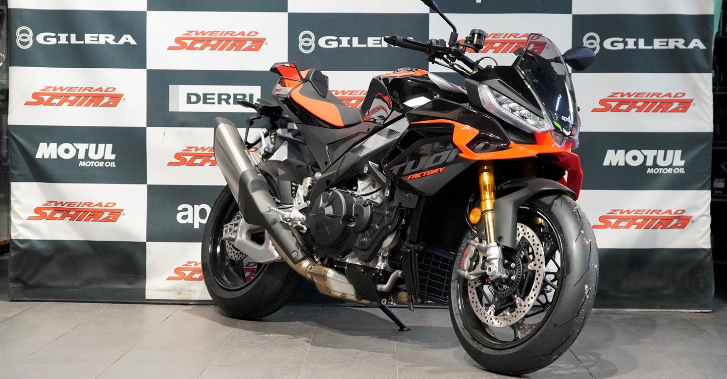 Verleihmotorrad Aprilia Tuono V4 1100 Factory vom Händler Zweirad Schira Inh. Uwe Schütze e.K.