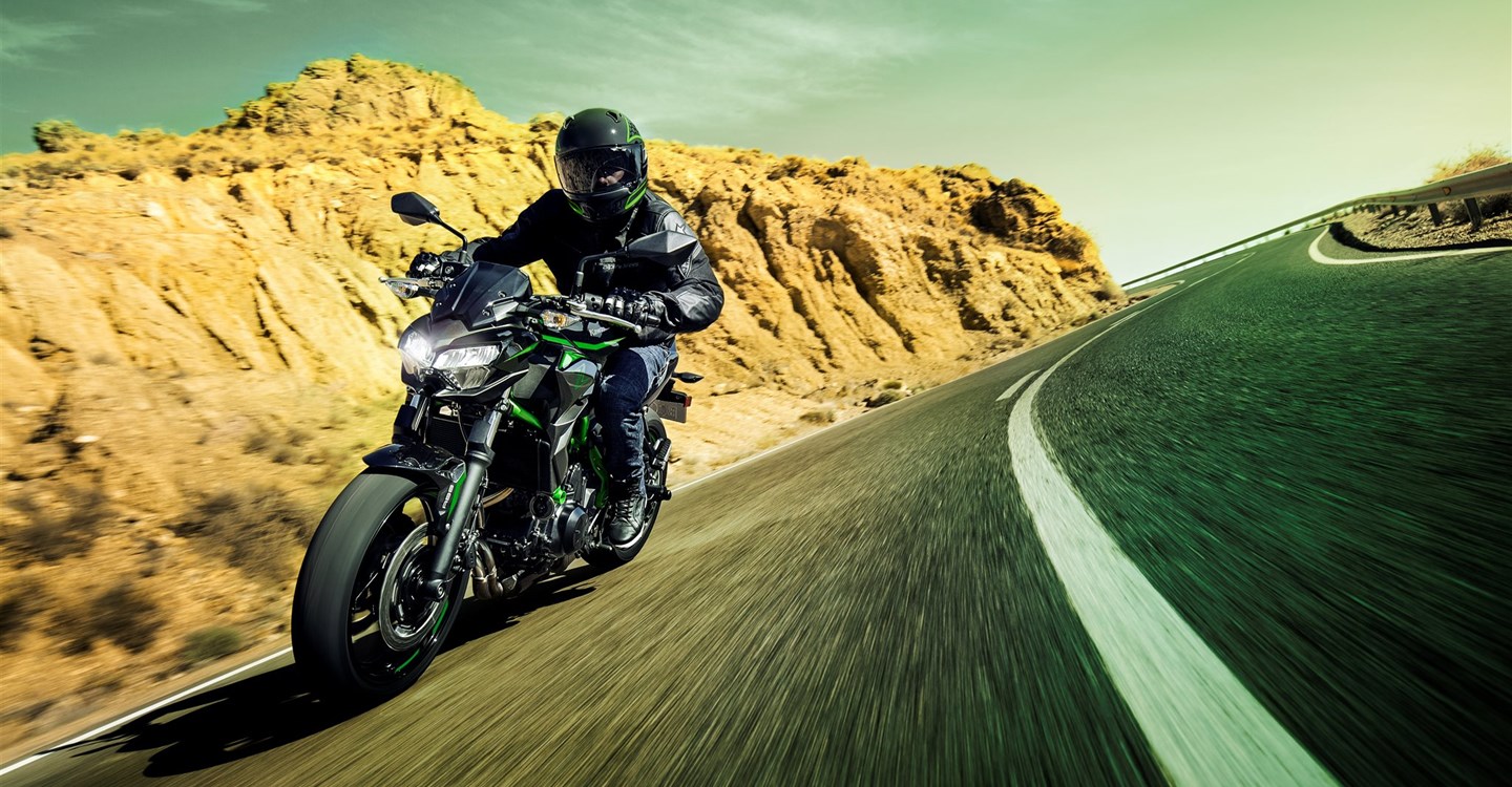 Verleihmotorrad Kawasaki Z650 vom Händler Motorrad Center Nord