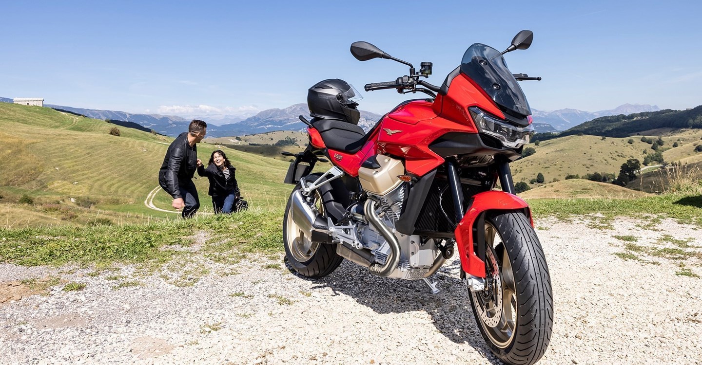Verleihmotorrad Moto Guzzi V100 Mandello vom Händler Motorrad Hofmann Monsheim