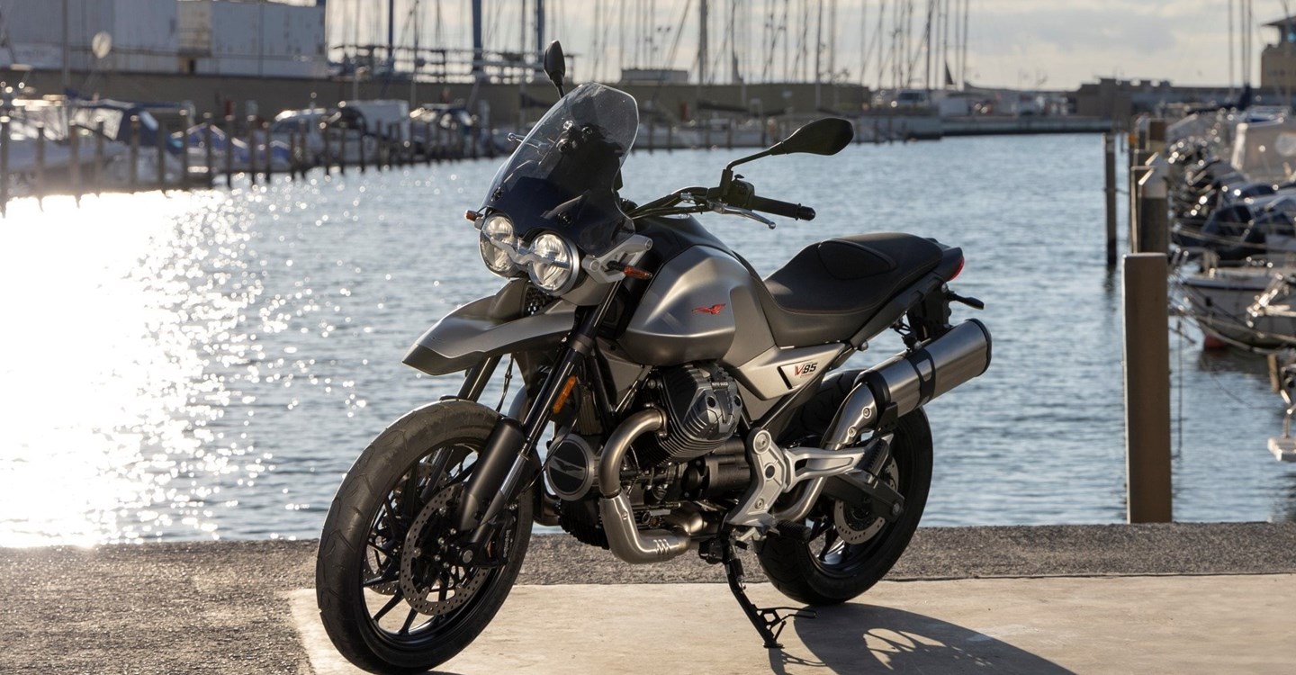 Verleihmotorrad Moto Guzzi V85 Strada vom Händler Motorrad Hofmann Monsheim