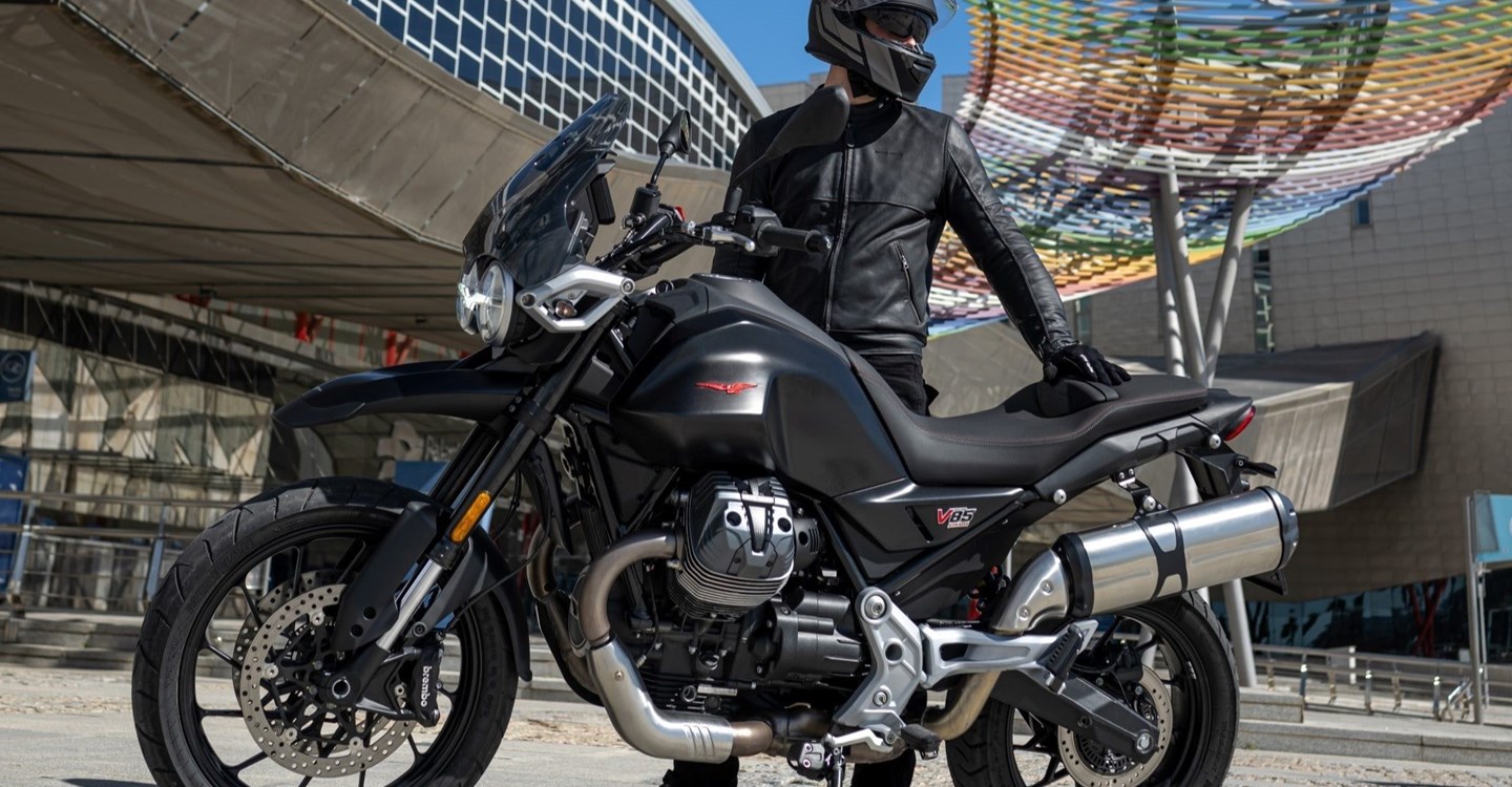 Verleihmotorrad Moto Guzzi V85 Strada vom Händler Motorrad Hofmann Monsheim
