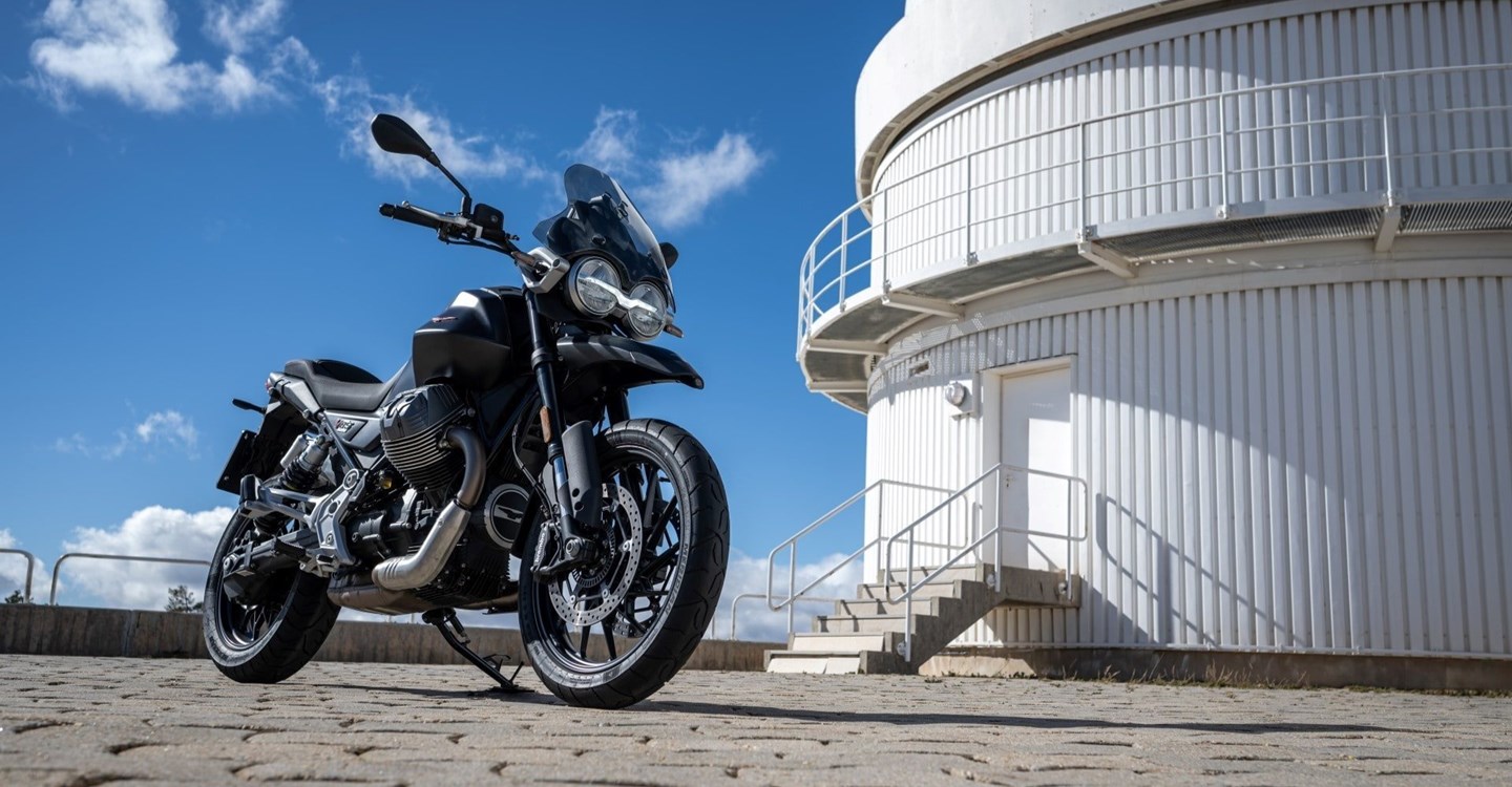 Verleihmotorrad Moto Guzzi V85 Strada vom Händler Motorrad Hofmann Monsheim