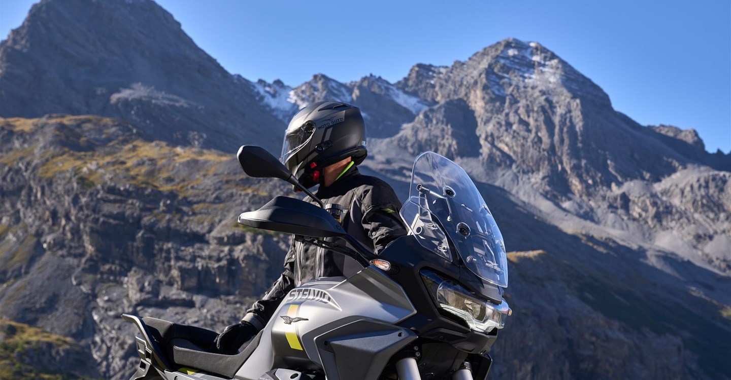 Verleihmotorrad Moto Guzzi Stelvio vom Händler Motorrad Hofmann Monsheim