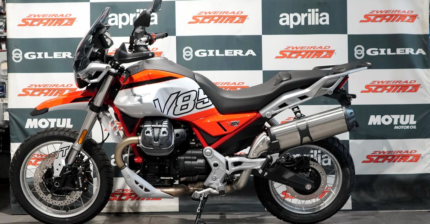Verleihmotorrad Moto Guzzi V85 TT vom Händler Zweirad Schira Inh. Uwe Schütze e.K.
