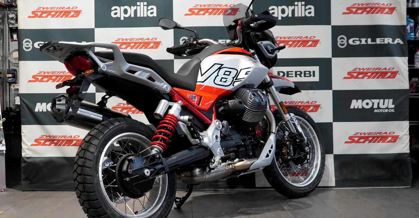 Verleihmotorrad Moto Guzzi V85 TT vom Händler Zweirad Schira Inh. Uwe Schütze e.K.