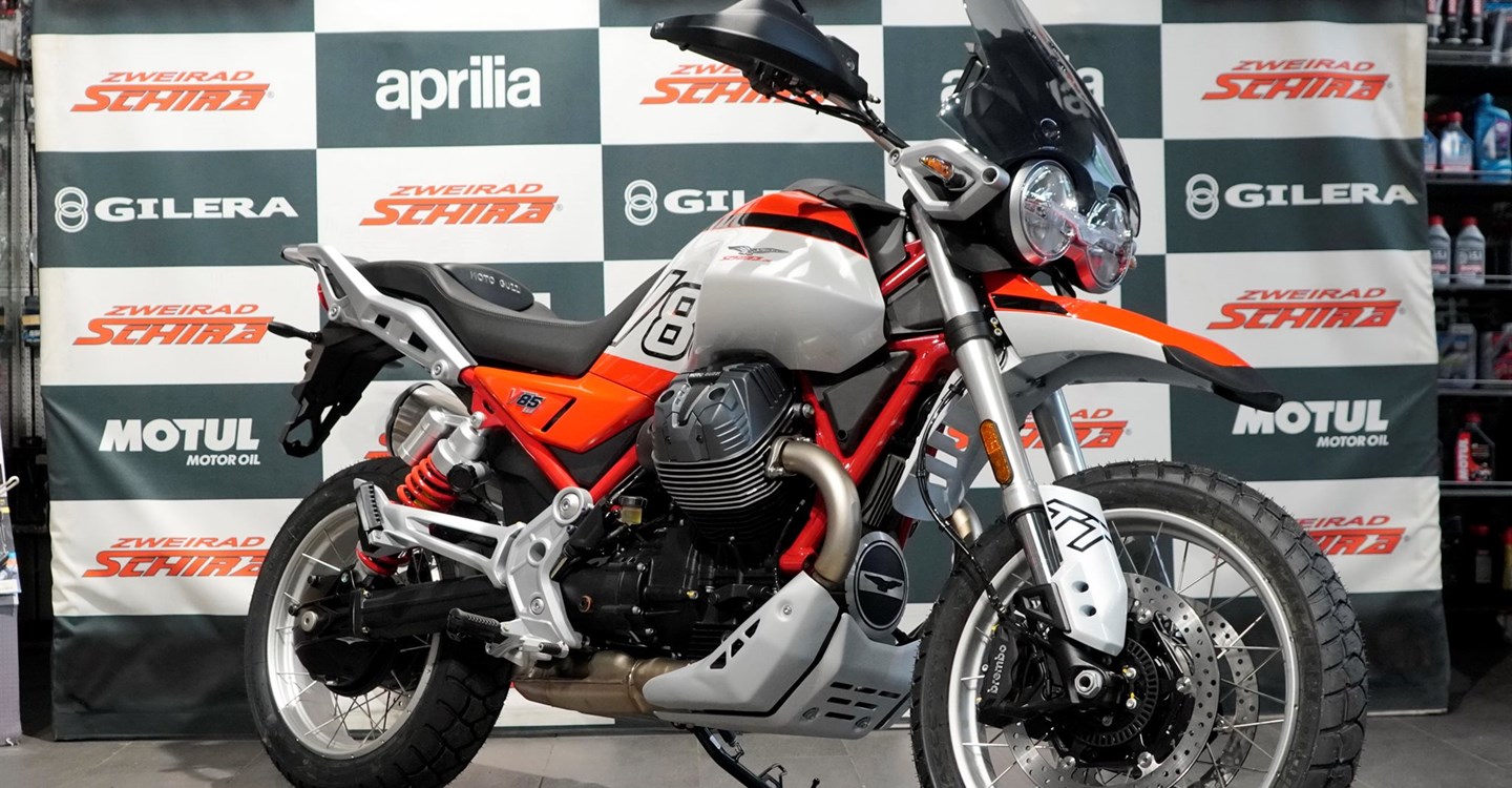 Verleihmotorrad Moto Guzzi V85 TT vom Händler Zweirad Schira Inh. Uwe Schütze e.K.